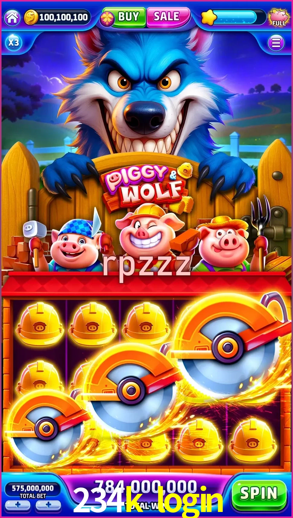 234k login — cuplikan layar ringkas